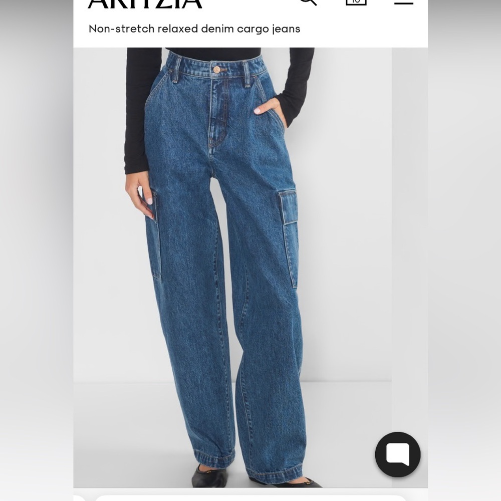 Wilfred ‘Strut’ barrel leg cargo jean